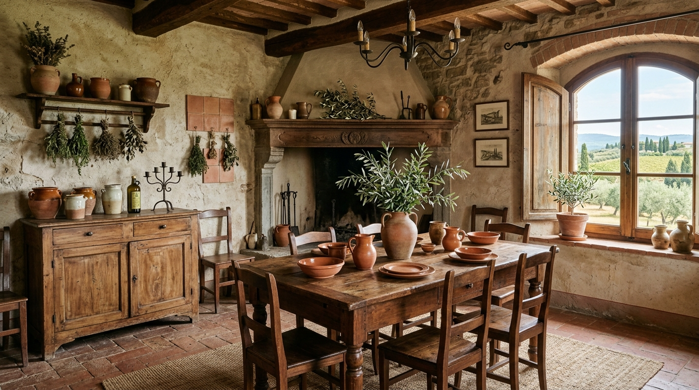 Use plaster like wall finishes for depth